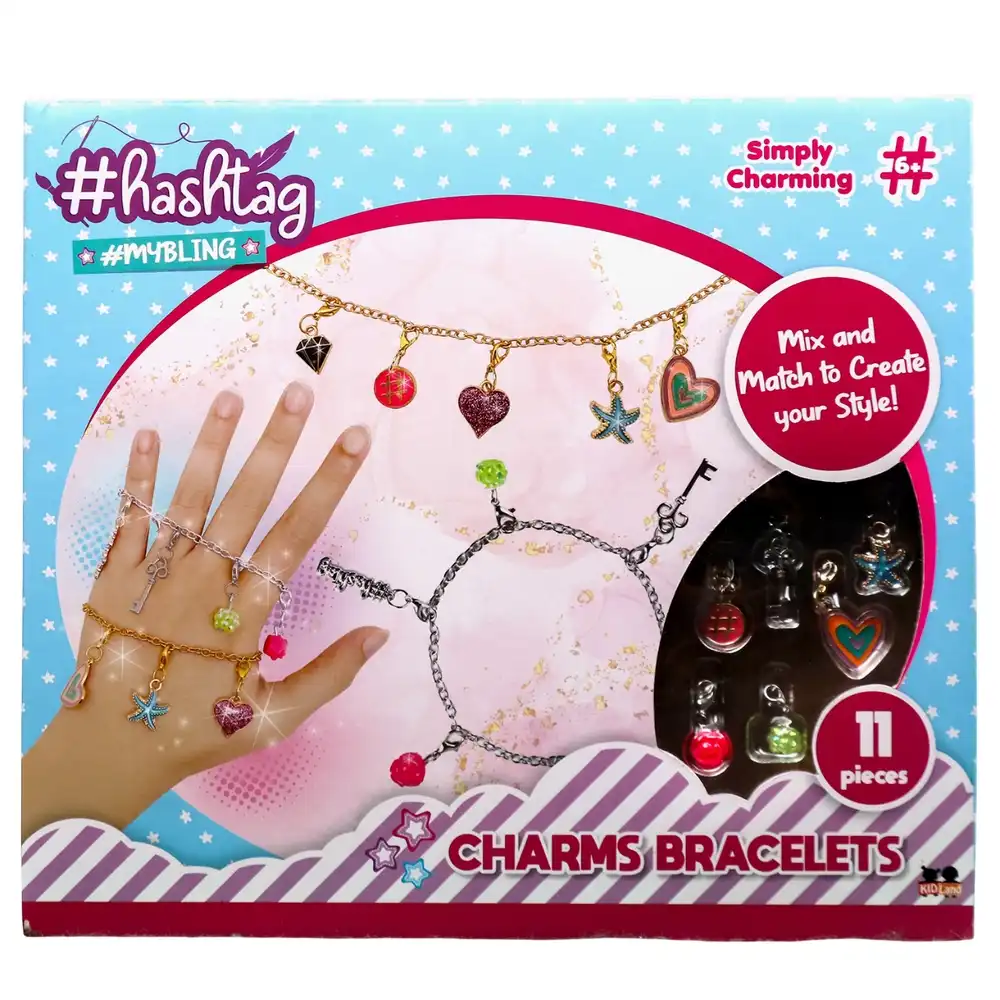 Hashtag - My Bling Charms Bracelets 11 Pieces - HTMB2103