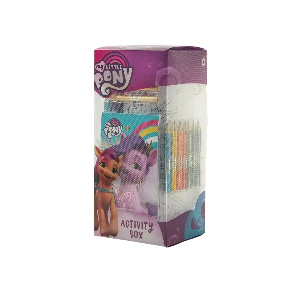 My Little Pony - Colouring Set with Metal Pencil Case - FK-MLP-2204