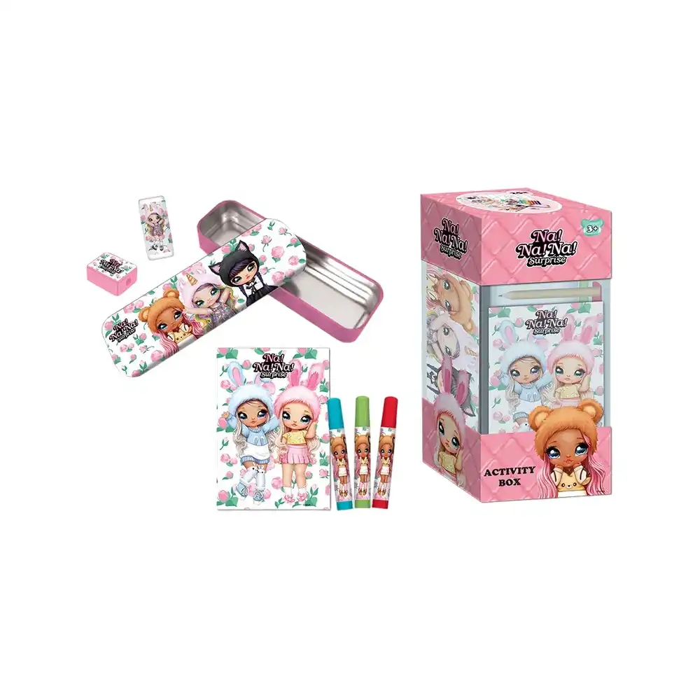 Coloring Set W/Metal Pencil Case - FK-NA-2203