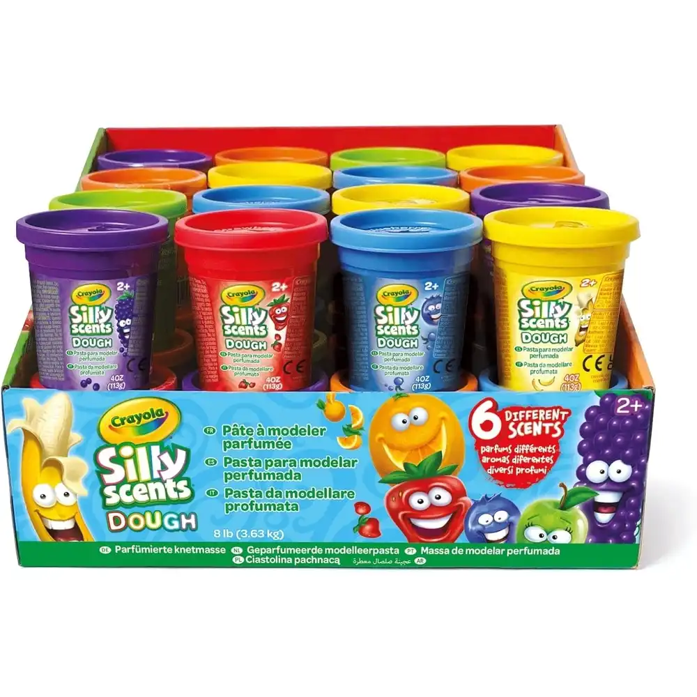 Crayola - Silly Scents Dough 6 Different Scents - A1-2154