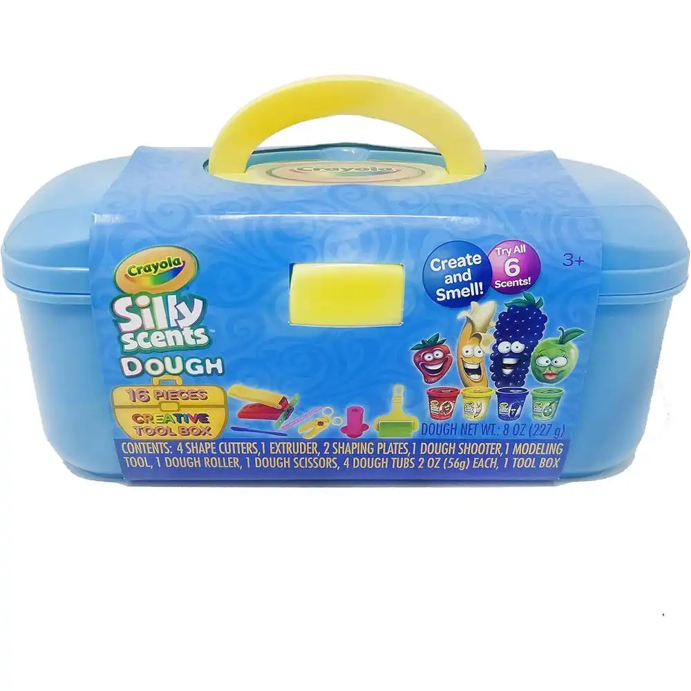 Crayola - Silly Scents Dough Creative Tool Box 16 Pieces - A1-2231