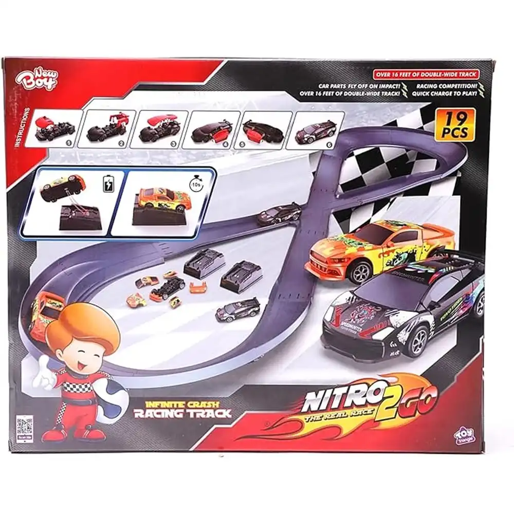 Nitro2Go Racing Set Crash - N2G-698076