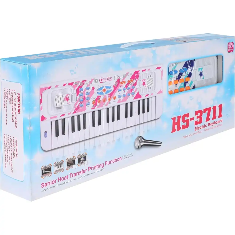 Electronic Keyboard With Microphone - HS-3711