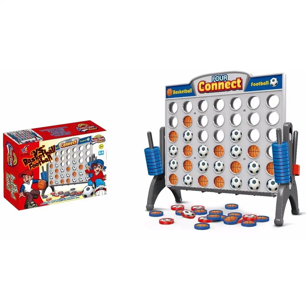 Connect 4 Game Football & Basketball Shape - 2788