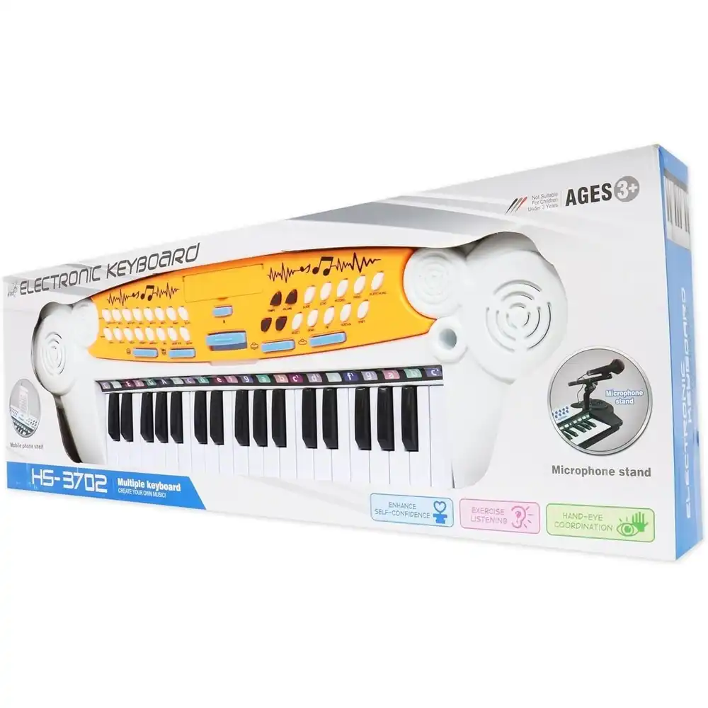 Electronic Keyboard With Microphone - HS-3702B