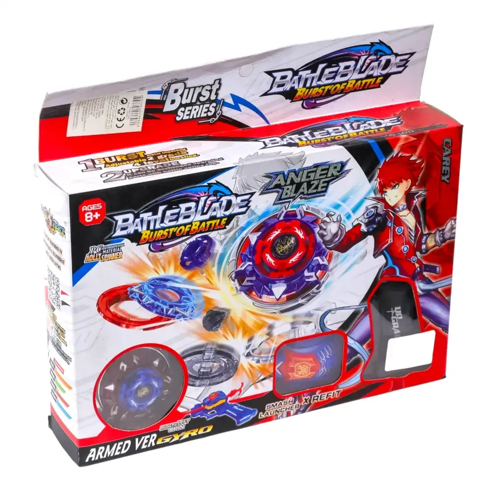 Battle Blade Burst of Battle with Launcher & Spinner - Blue - F6134