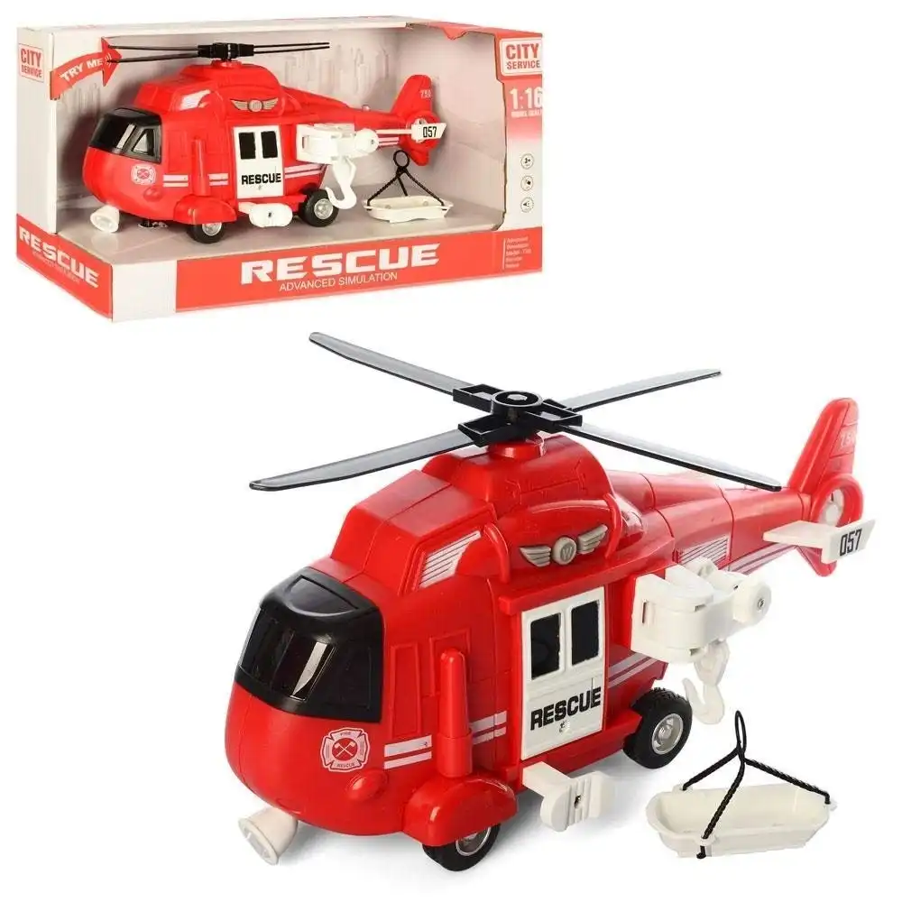Rescue Advanced Simulation 1/16 Firefighter Helicopter - WY750B