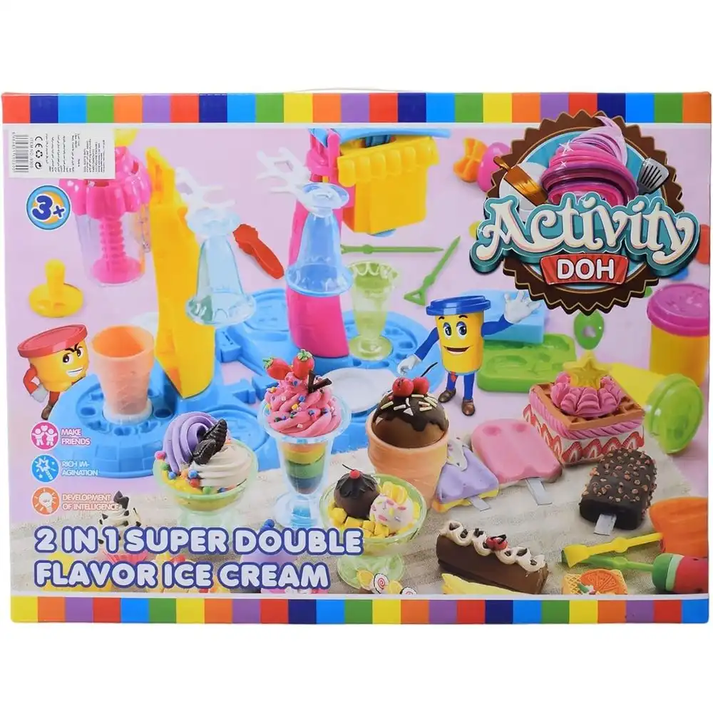 Activity Doh 2 in 1 Super Double Flavor Ice Cream - 9305