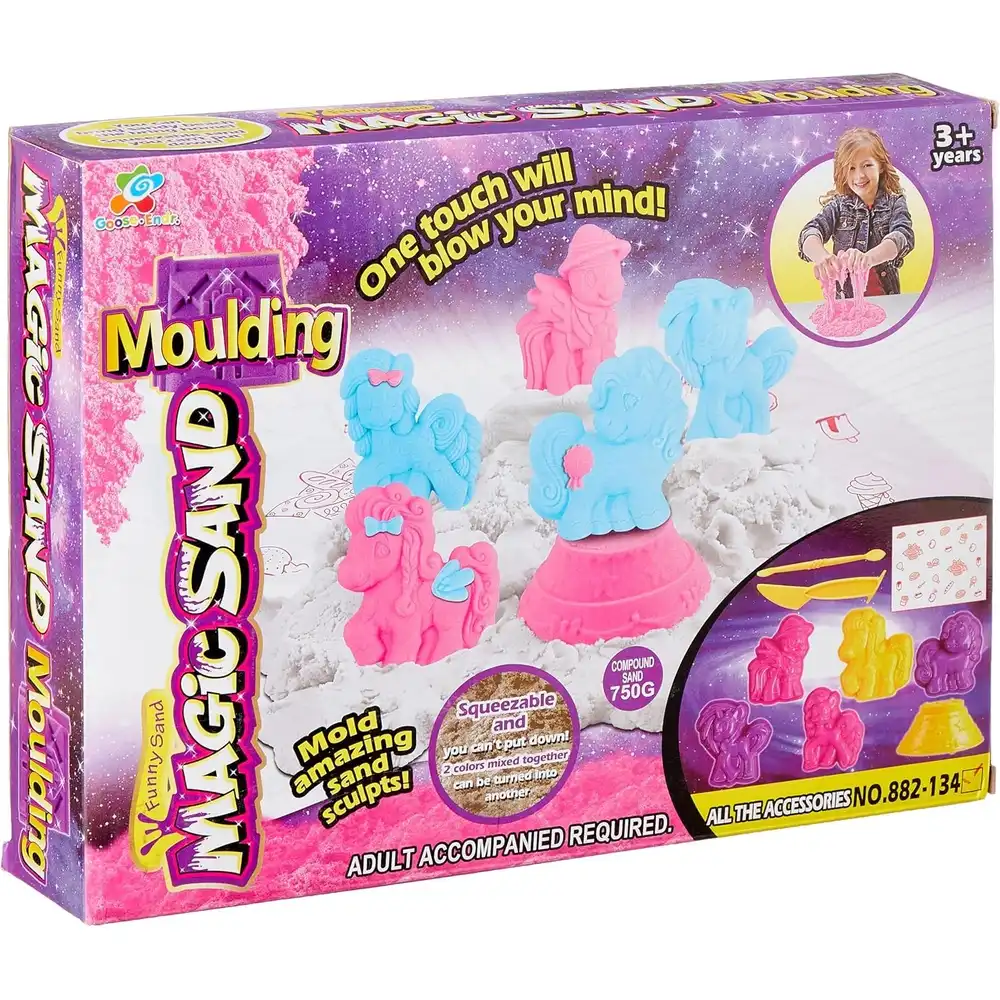 Magic Sand Unicorns with Sand Sculpts 750gm - 882-134