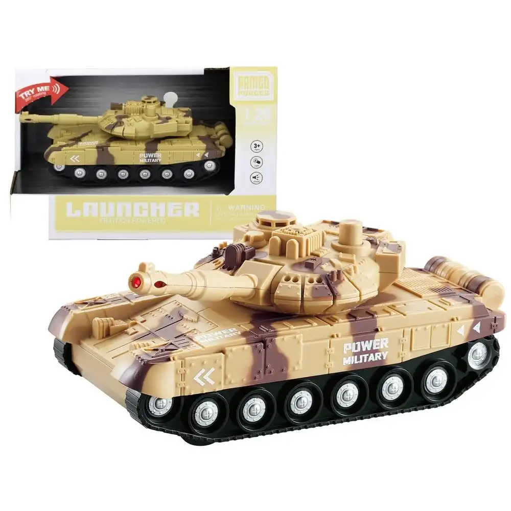 Friction Powered Armed Forces Tank - WY741B