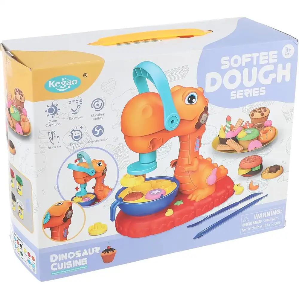 DINOSAUR CUISINE DOUGH SET- 3383