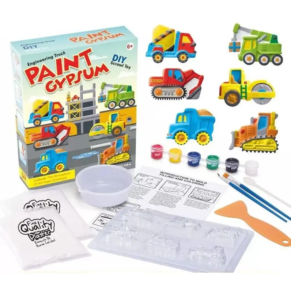 Engineering Trucks Paint Gypsum Scrawl Toy - 128-40
