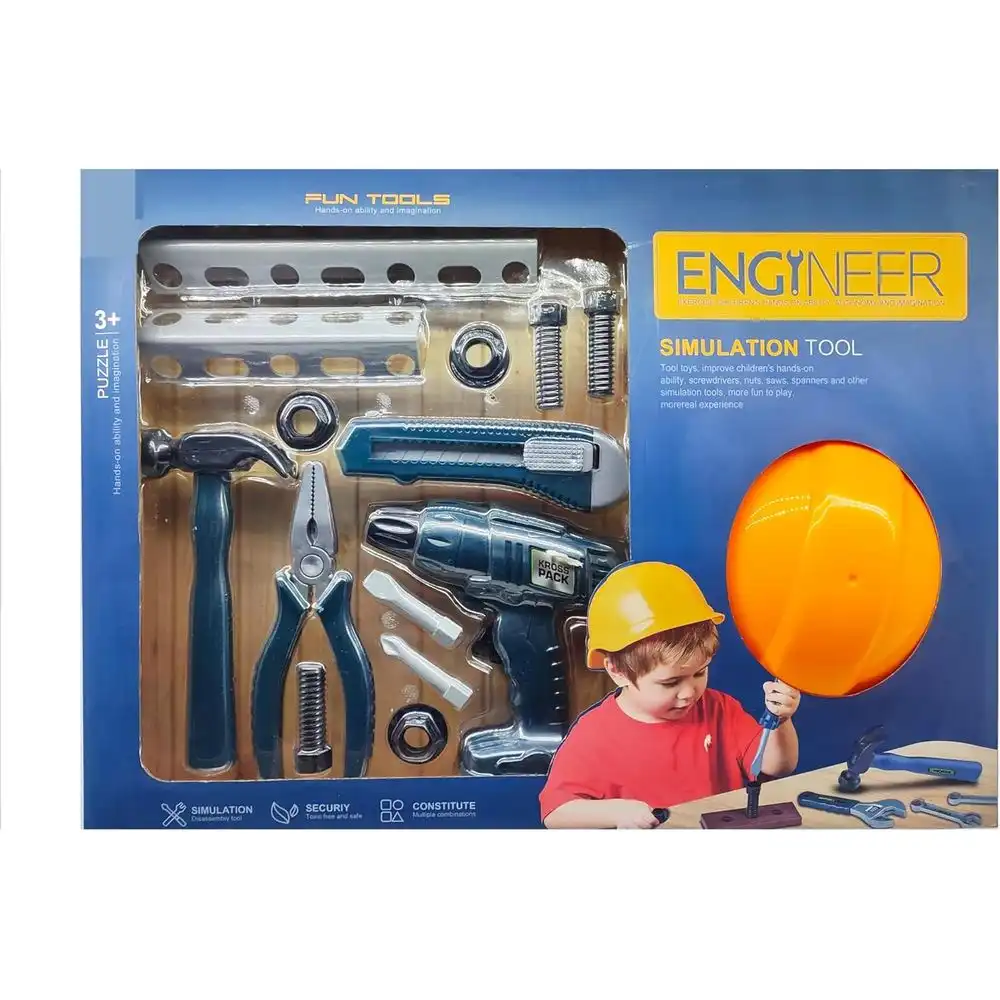 Engineer Simulation Tools Playset With 14 Pieces - MT2-4