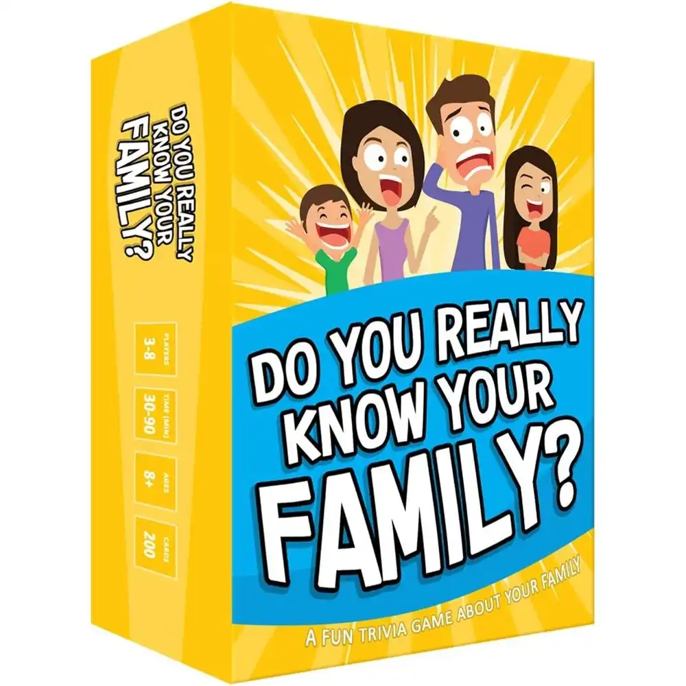 Do You Really Know Your Family? Cards Game Set - 0162T