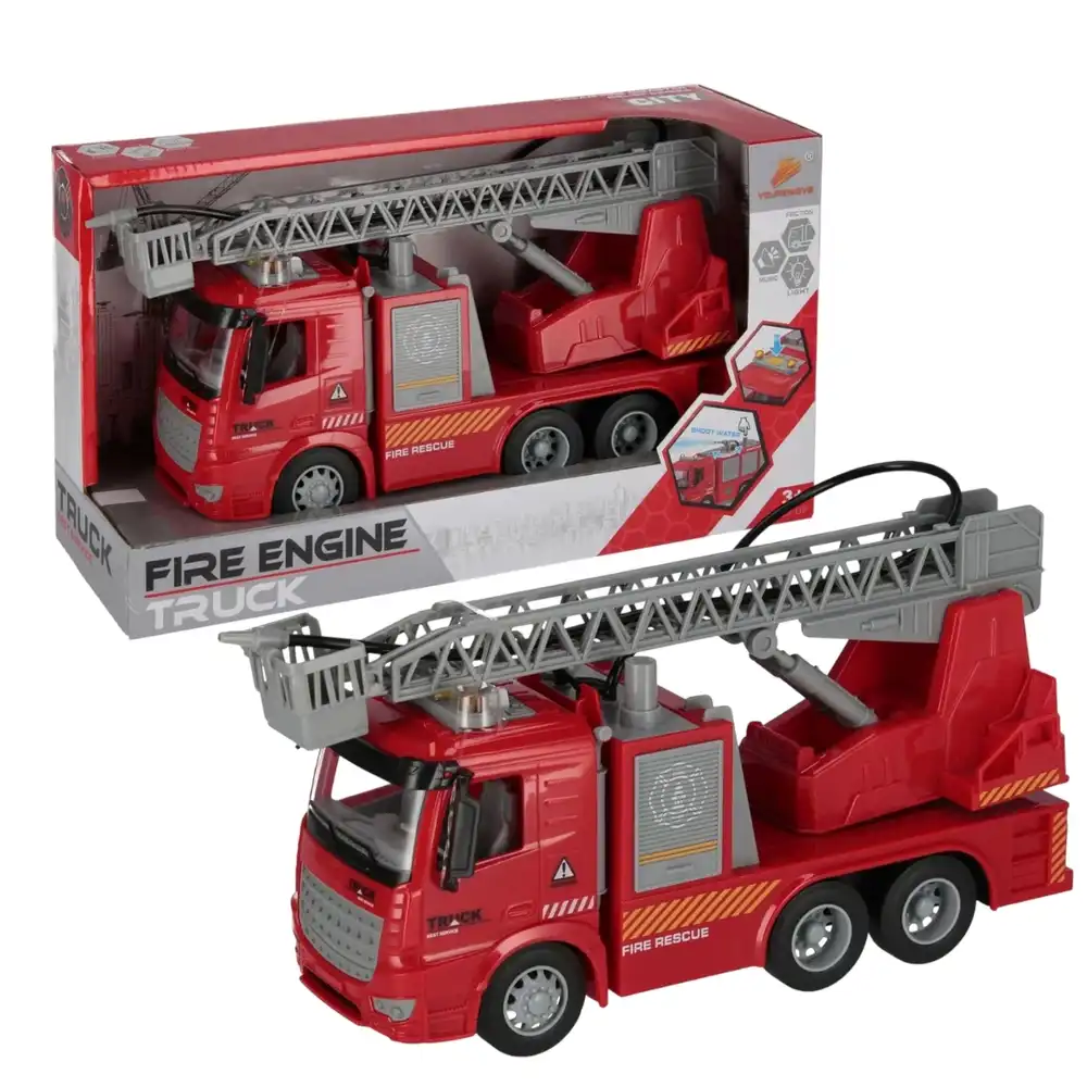 Rescue Advanced Simulation Fire Truck with Sounds & Lights - PY8931A