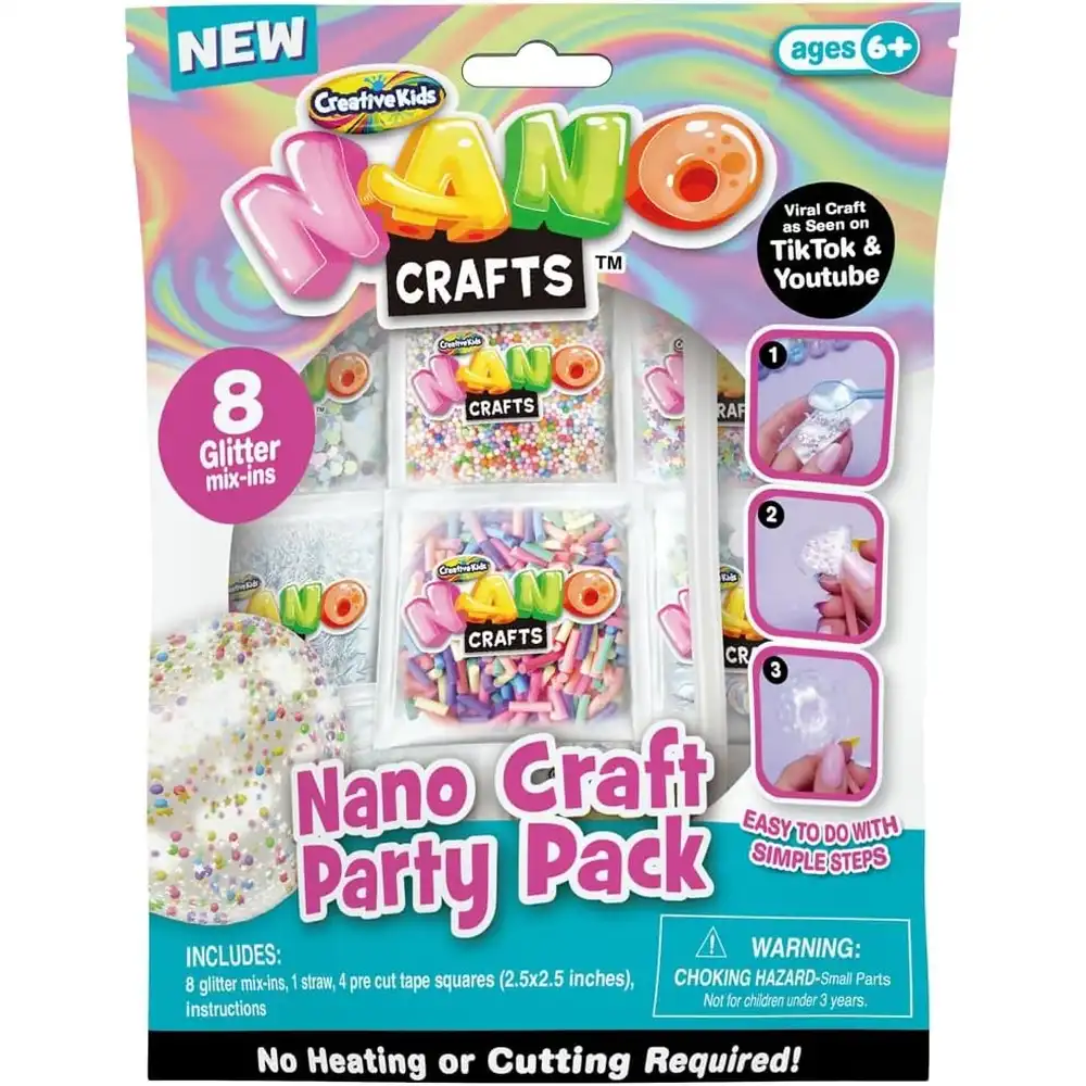 Creative Kids - Nano Crafts Party Pack (8 Different Kits) - 64876