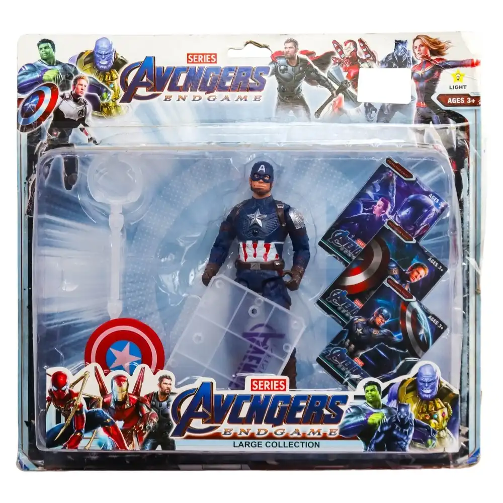 Marvel Avengers Captain America Action Model Set with Shield - 8513