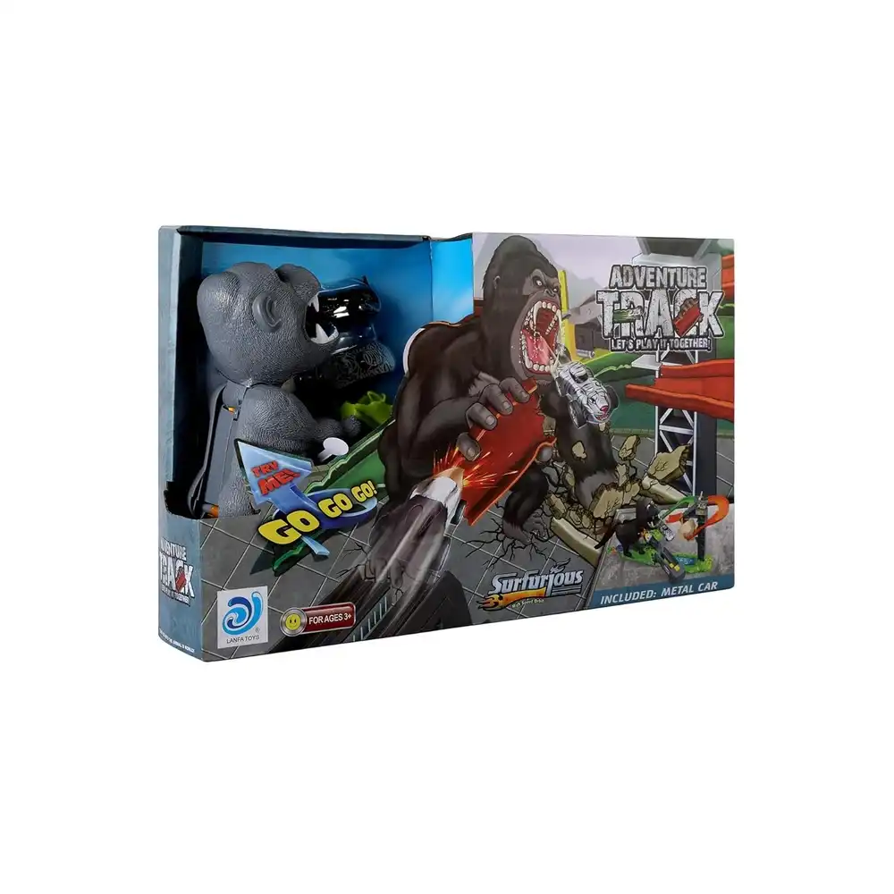 Adventure Gorilla Shape Track with a Car - 9988-81