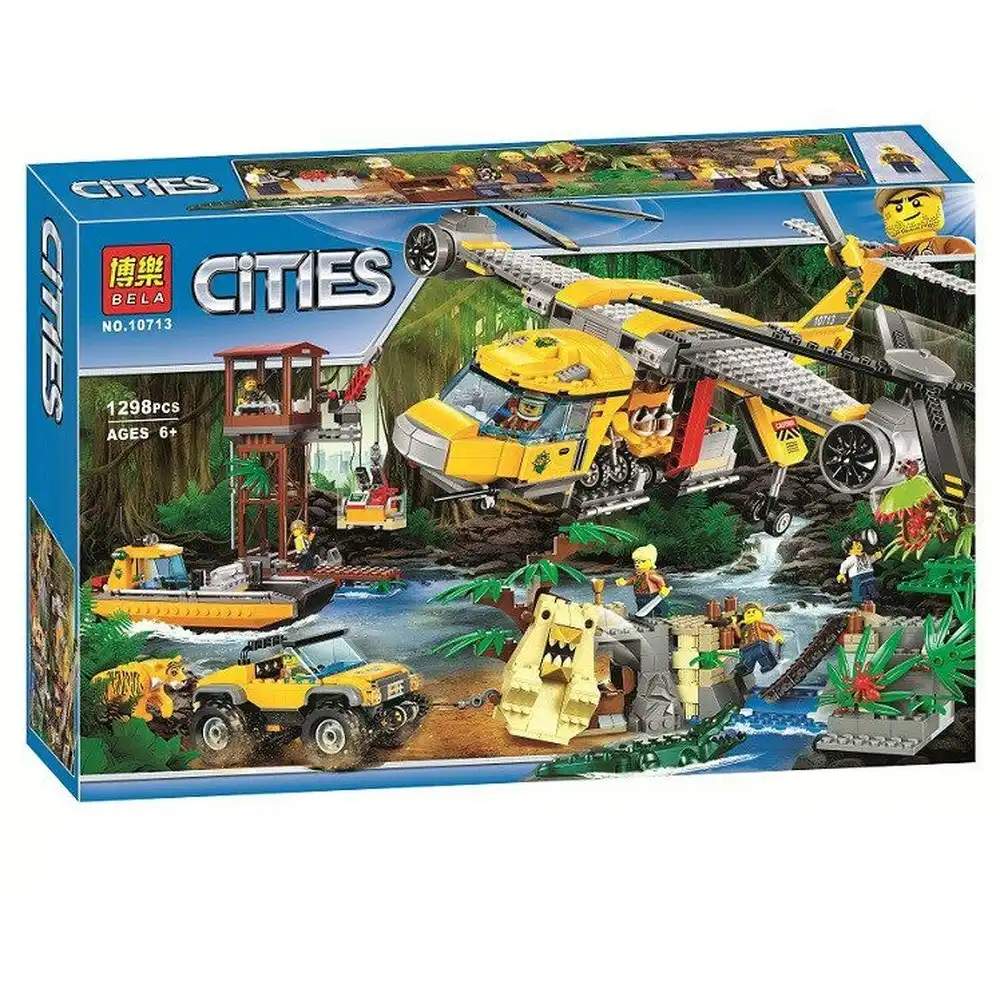 Bela Cities Building Block Series 1298 Pieces - 10713