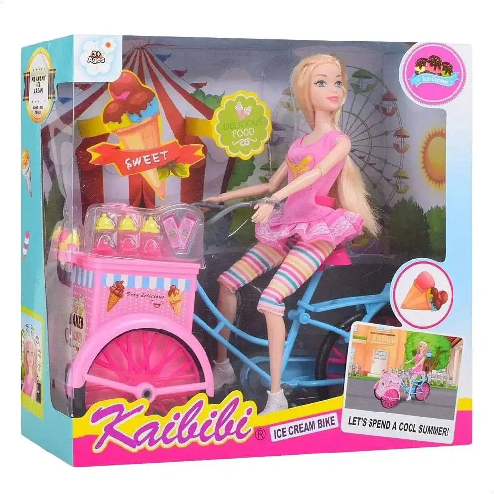 Kaibibi Ice Cream Bike with Accessories - BLD142