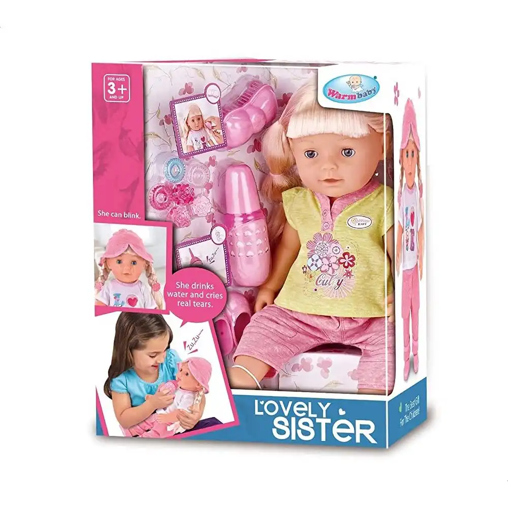 Warm Baby Lovely Sister with Accessories - WZJ016-2