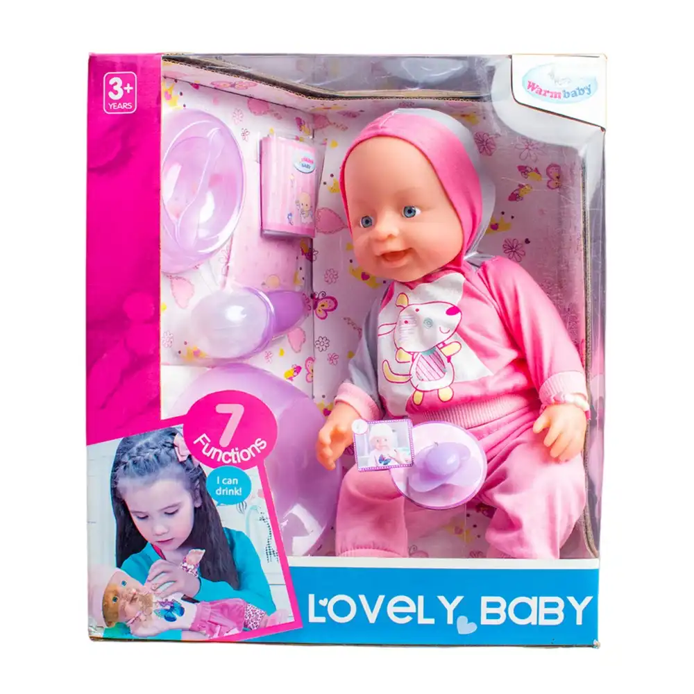 Warm Baby Lovely Doll 7 Functions - 8030-456