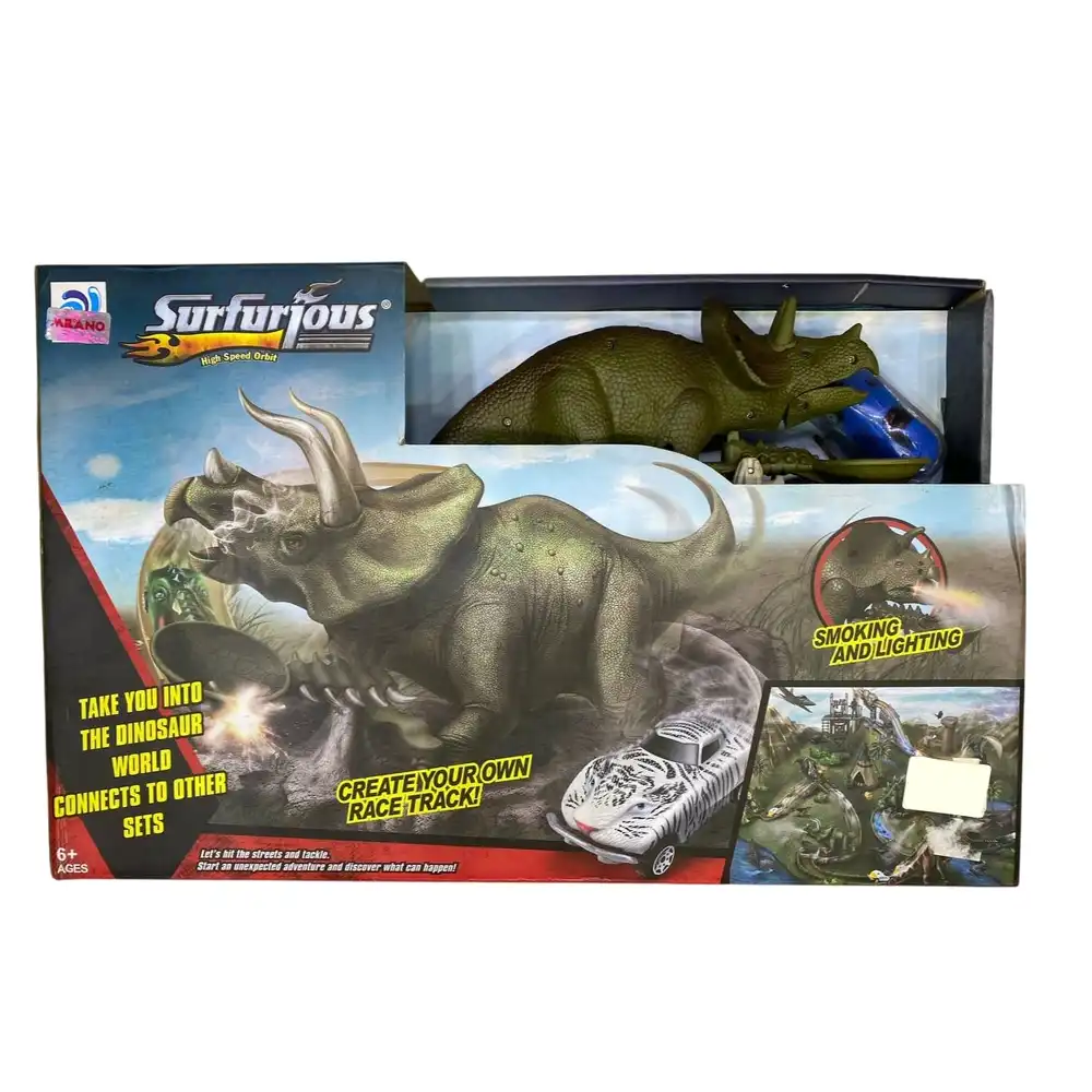 Adventure Anchiceratops Shape Track with a Car - 9977-6