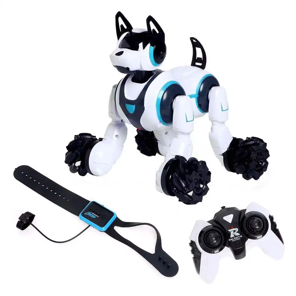 Smart Robot Dog with Radio Remote Control - White - 666-800A