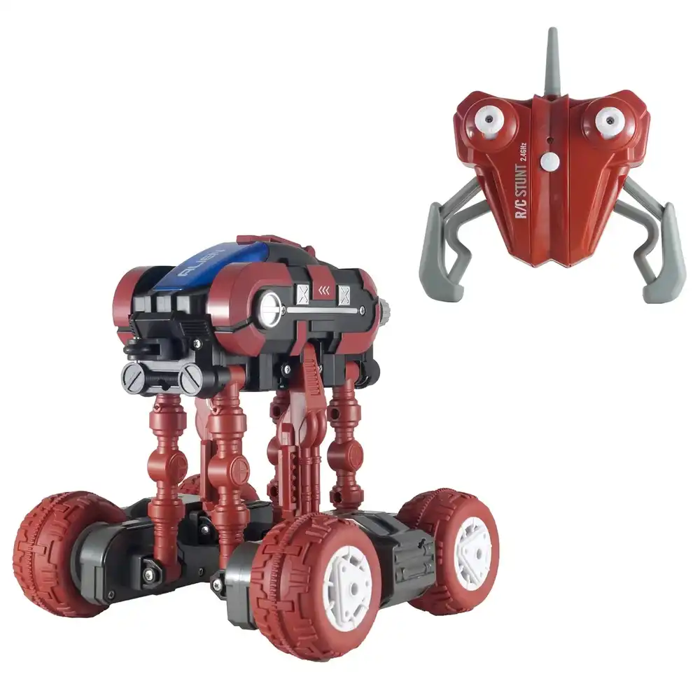 Long Feet Monster Stunt Car 1/26 with Remote Control - Red - CJ26A02