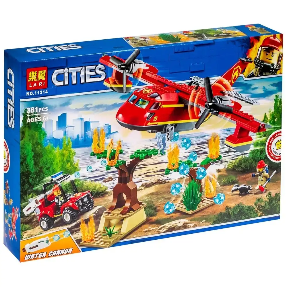 Lari City Firefighting Aircraft 381 Pieces - 11214