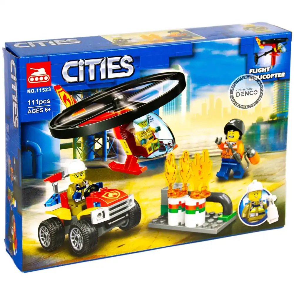Lari Fire Rescue Helicopter 111 Pieces - 11523