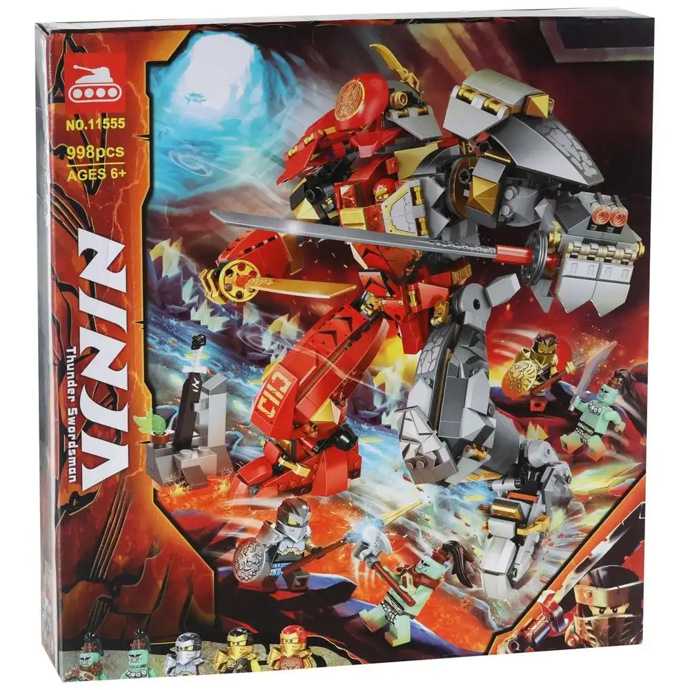 Lari Ninja Stone Robot Fire 998 Pieces - 11555