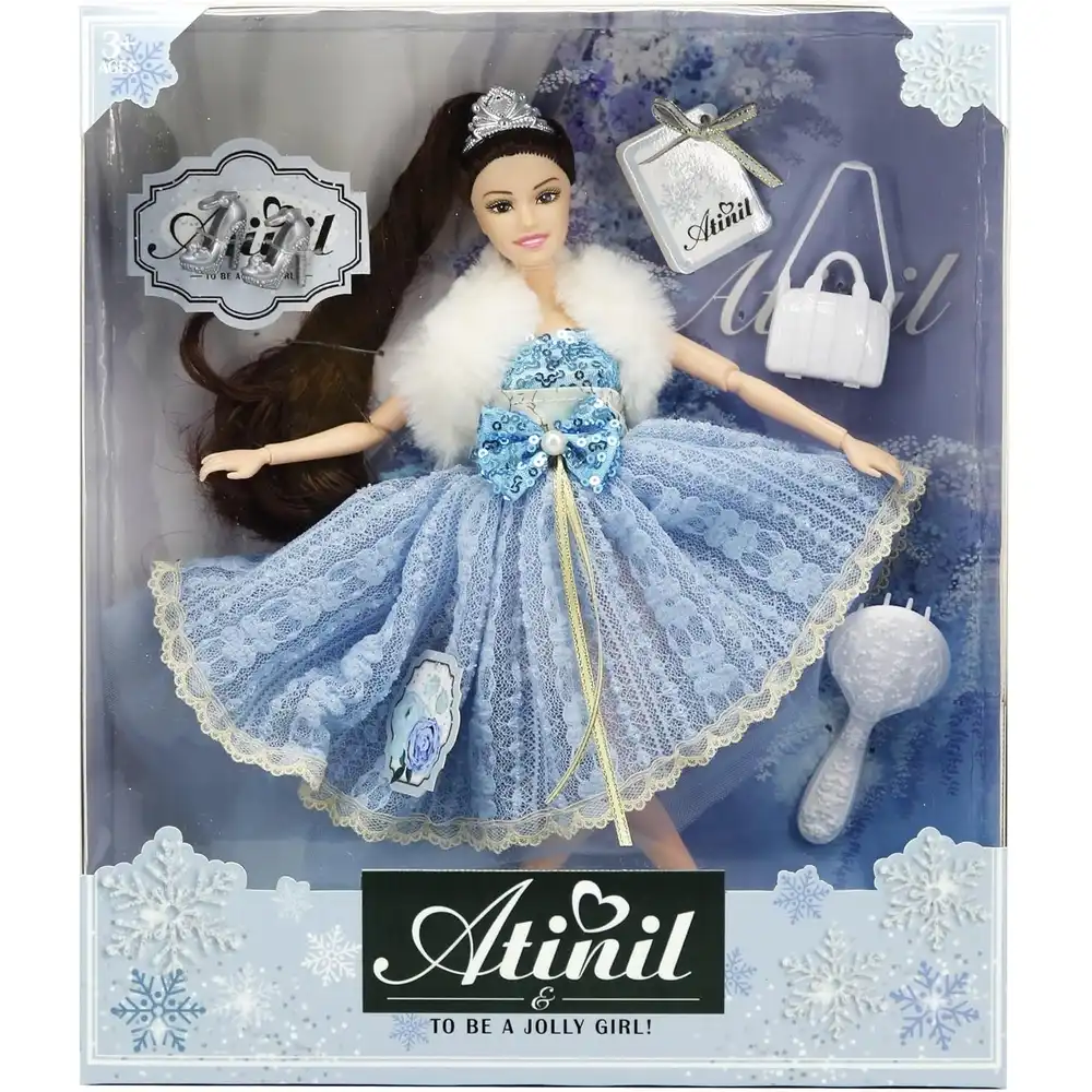 Atinil Princess With Blue Dress & Accessories - WX129-3