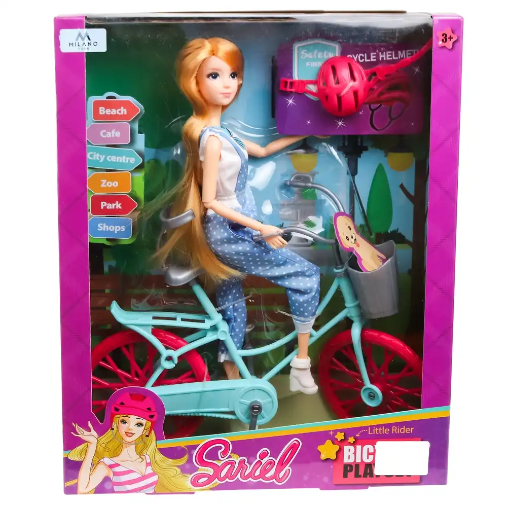 Sariel Fashion Doll with Bicycle & Accessories - 91030-E