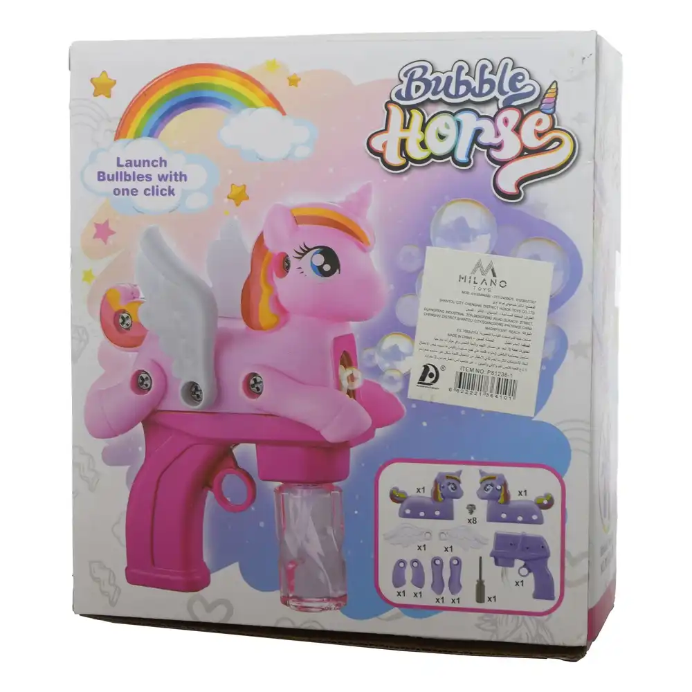 Bubble Horse Unicorn Machine Gun - P81238-1