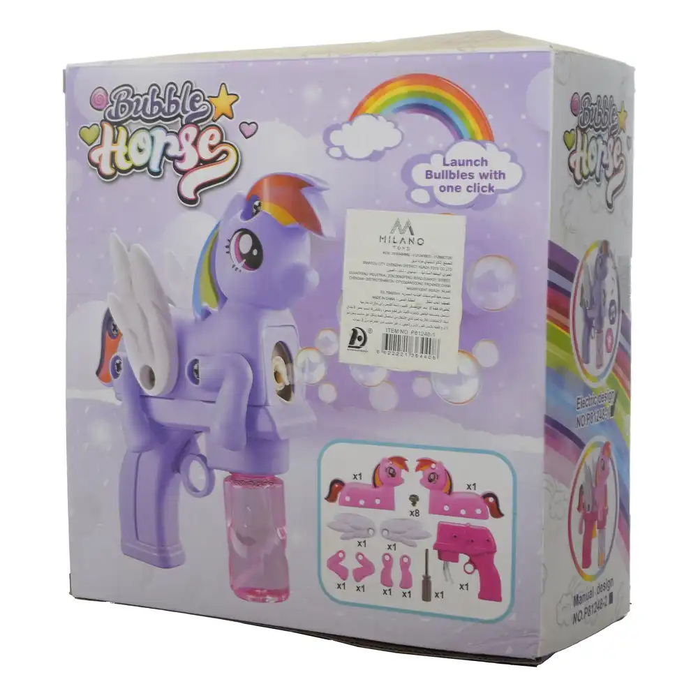 Bubble Horse Unicorn Machine Gun - P81248-1