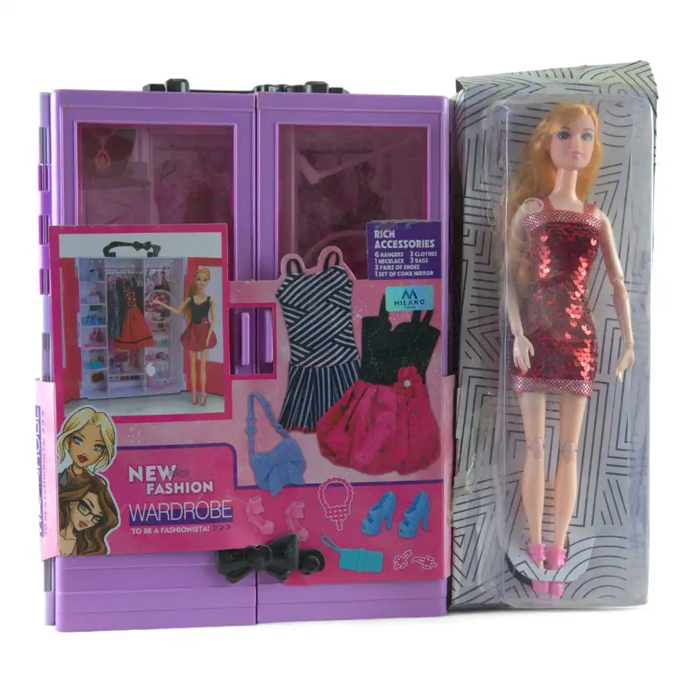 New Fashion Doll with Wardrobe - HP-2201-6