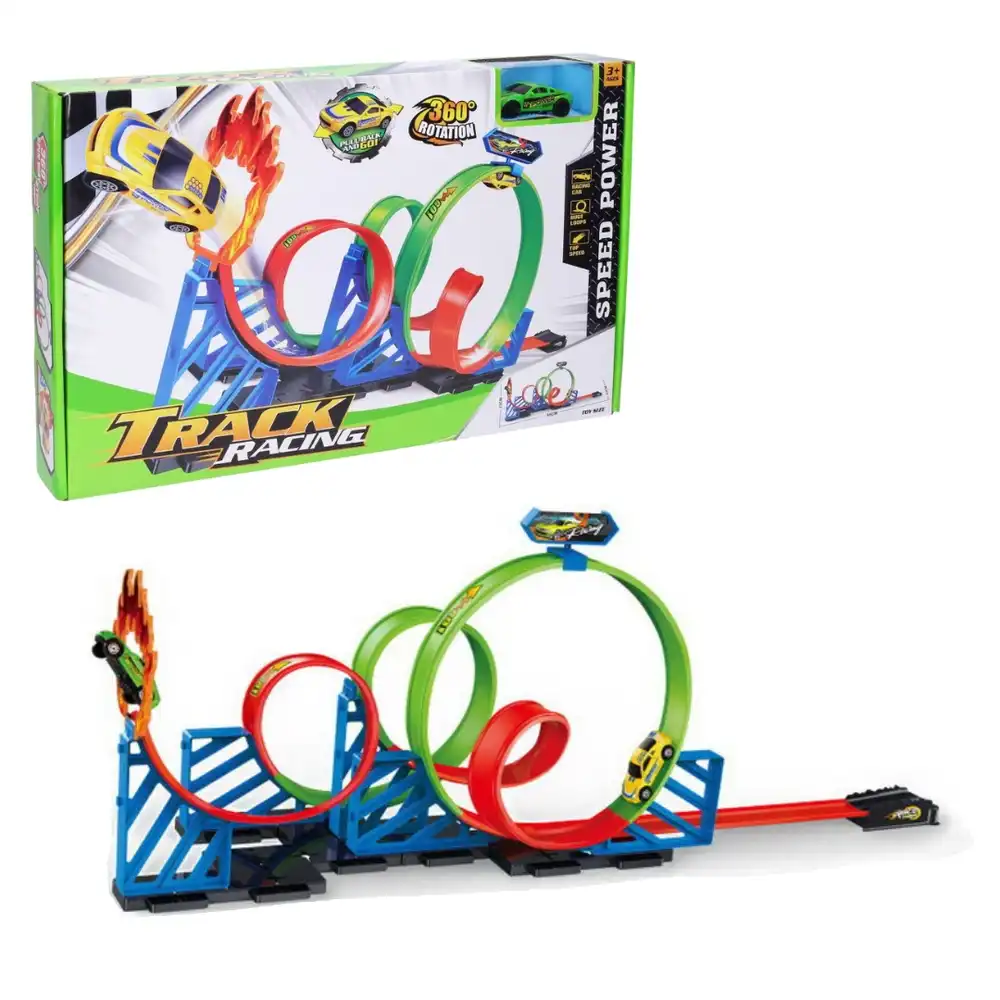Speed Power Track Racing 360 Rotation with Sport Car - 8044