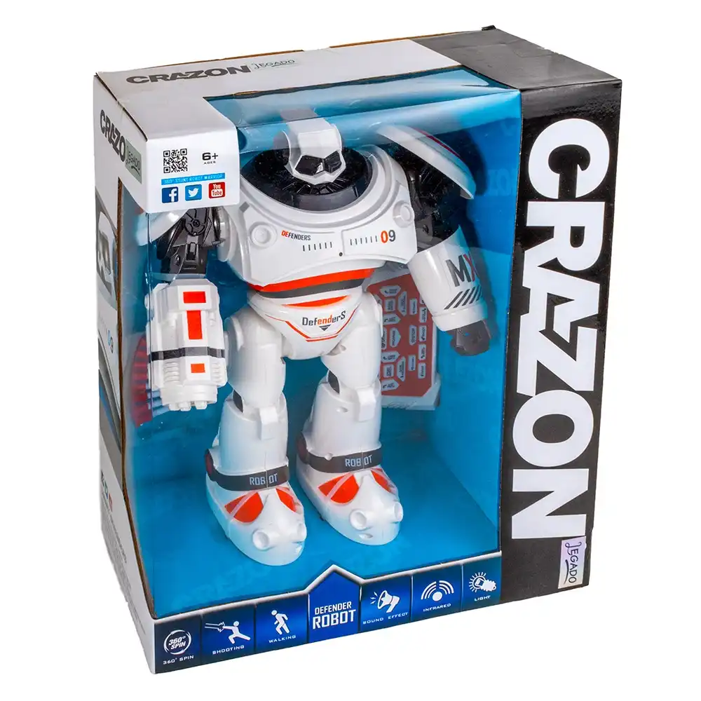 Robot Ad Police Files Programmable Combat Intelligent with Remote Control - 1701