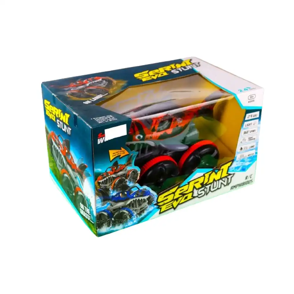 Amphibious Sprint Evo Stunt Shark Car With Remote Control - 989-222