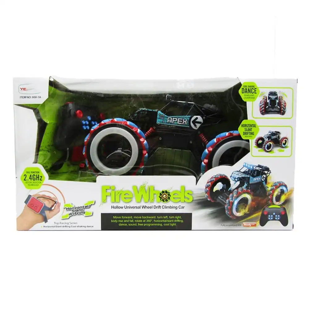 Fire Wheels Climning Car 1:12 With Remote Control - 668-1A