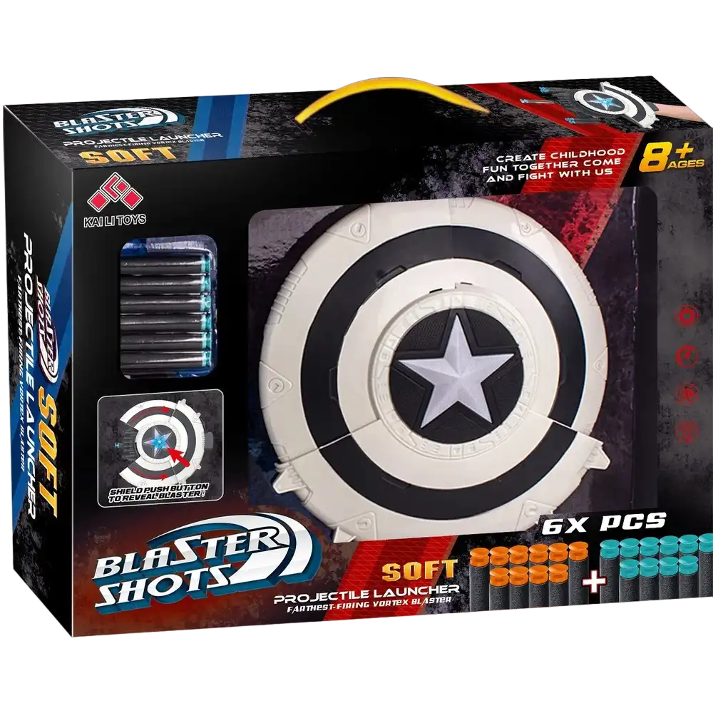 Avengers Blaster Shots Soft Projectiles Launcher with 6 Bullets - SB575