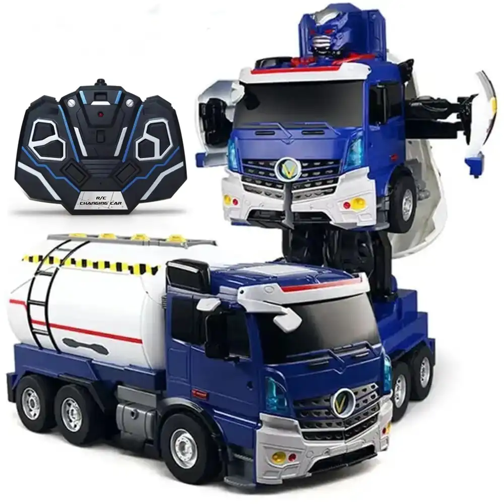 Transformer Oil Tanker Truck into Robot with Remote Control - JQ6608
