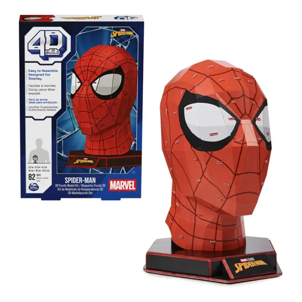 Spin Master - Marvel Spider-Man 4D Build 3D Puzzle Model Kit 82