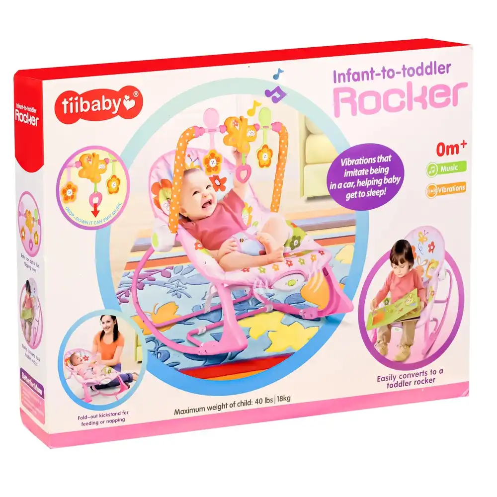 Infant to Toddler Rocker with Vibration and Soothe Toys - 68112