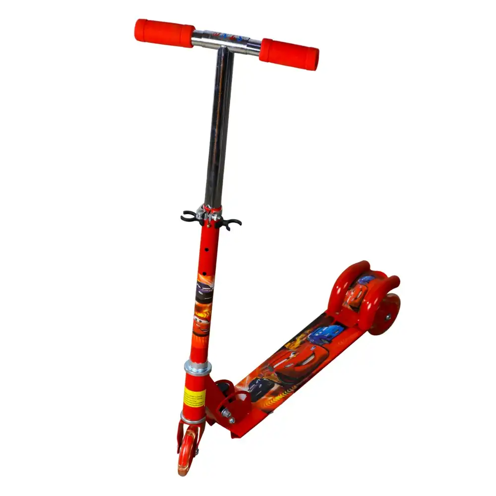 Foldable Metal 3B Wheels Red Scooter - 509
