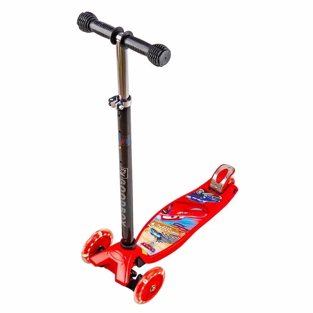 Foldable PVC Wheels Cars Red Scooter - 306