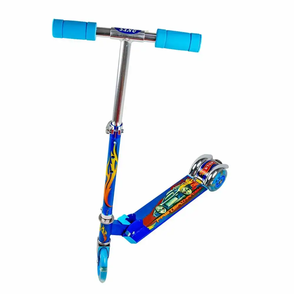 Foldable WCL Wheels Blue Scooter - 666B