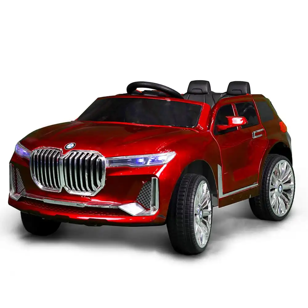 Magnum PI Electric Ride-on Car for Kids with Remote Control - Metallic Red - YT-3588P