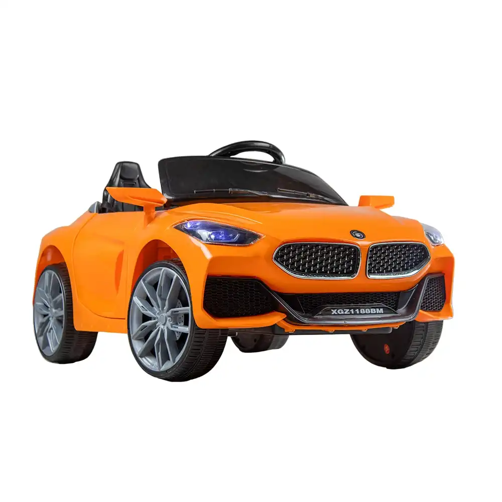 BMW Z4 Electronic Ride-on Car for Kids with Remote Control - Orange - BQ-1188